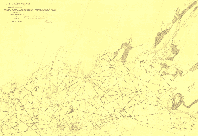 Chart of Long Island Sound, © NOAA Central Library