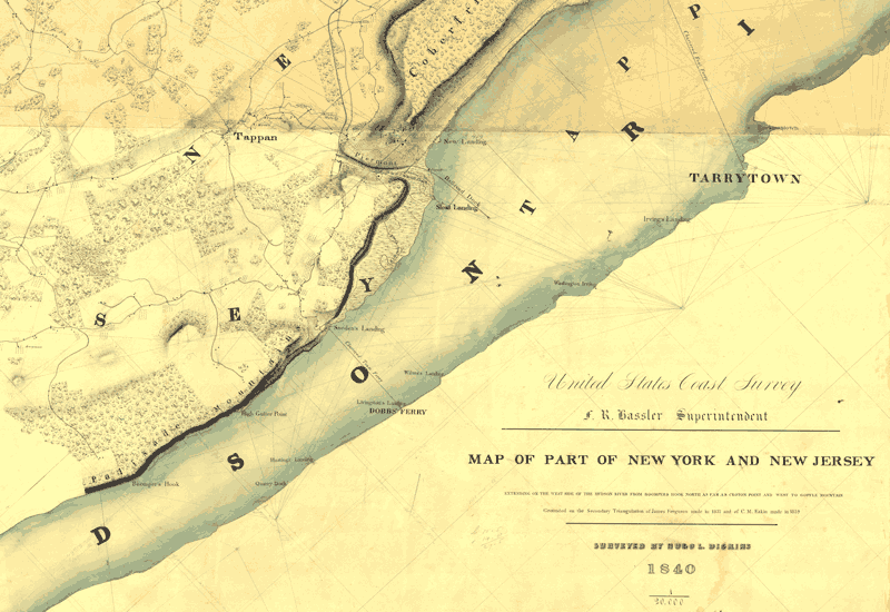 Map of New York and New Jersey, © NOAA Central Library